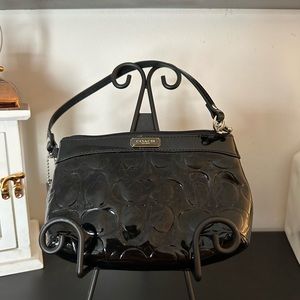 Coach patent leather wristlet